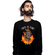 Load image into Gallery viewer, Secret_Shirts Long Sleeve Shirts, Unisex / Small / Black Demonically Fine
