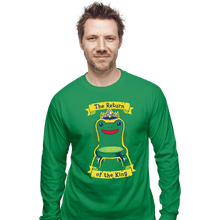 Load image into Gallery viewer, Daily_Deal_Shirts Long Sleeve Shirts, Unisex / Small / Irish Green Froggy Chair Returns

