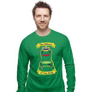 Daily_Deal_Shirts Long Sleeve Shirts, Unisex / Small / Irish Green Froggy Chair Returns