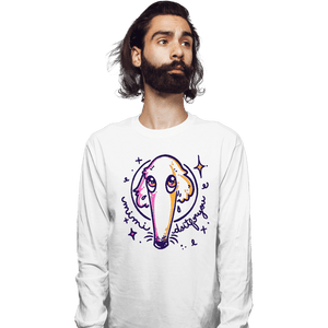 Daily_Deal_Shirts Long Sleeve Shirts, Unisex / Small / White Why The Long Face