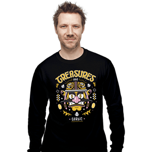 Shirts Long Sleeve Shirts, Unisex / Small / Black Treasures And Garlic