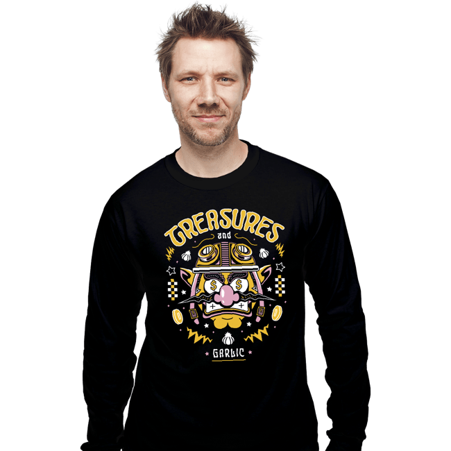 Shirts Long Sleeve Shirts, Unisex / Small / Black Treasures And Garlic