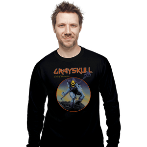 Daily_Deal_Shirts Long Sleeve Shirts, Unisex / Small / Black Skeletor Rocks
