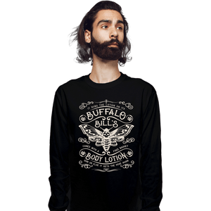 Secret_Shirts Long Sleeve Shirts, Unisex / Small / Black Buffalo Bill's Lotion