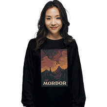 Load image into Gallery viewer, Shirts Long Sleeve Shirts, Unisex / Small / Black Visit Mordor
