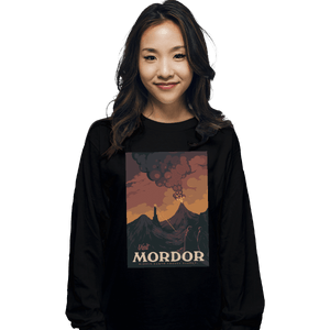 Shirts Long Sleeve Shirts, Unisex / Small / Black Visit Mordor