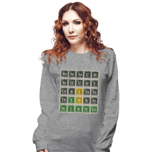 Load image into Gallery viewer, Daily_Deal_Shirts Long Sleeve Shirts, Unisex / Small / Sports Grey Science Wordle
