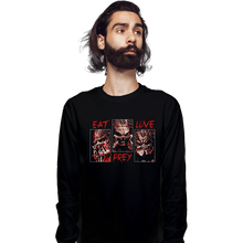 Load image into Gallery viewer, Daily_Deal_Shirts Long Sleeve Shirts, Unisex / Small / Black Eat Prey Love
