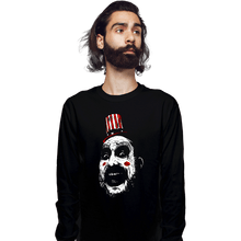 Load image into Gallery viewer, Shirts Long Sleeve Shirts, Unisex / Small / Black Captain Spaulding

