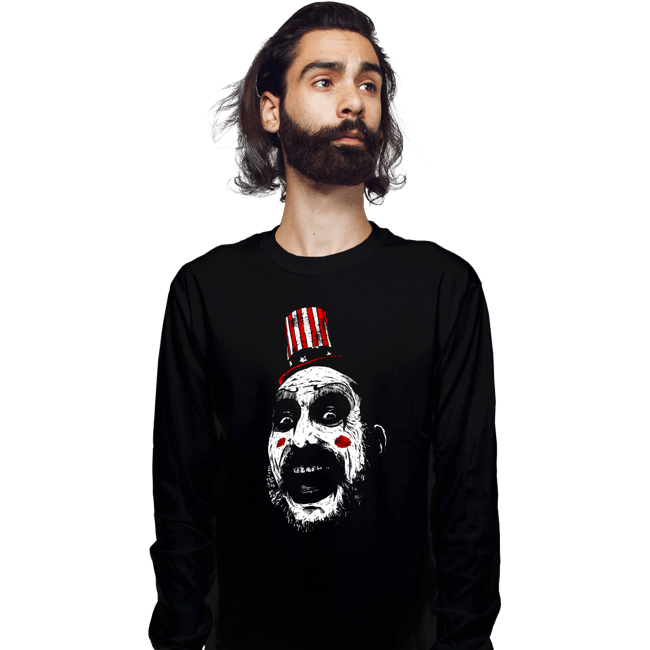 Shirts Long Sleeve Shirts, Unisex / Small / Black Captain Spaulding