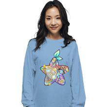 Load image into Gallery viewer, Shirts Long Sleeve Shirts, Unisex / Small / Powder Blue Magical Silhouettes - Paopu Fruit
