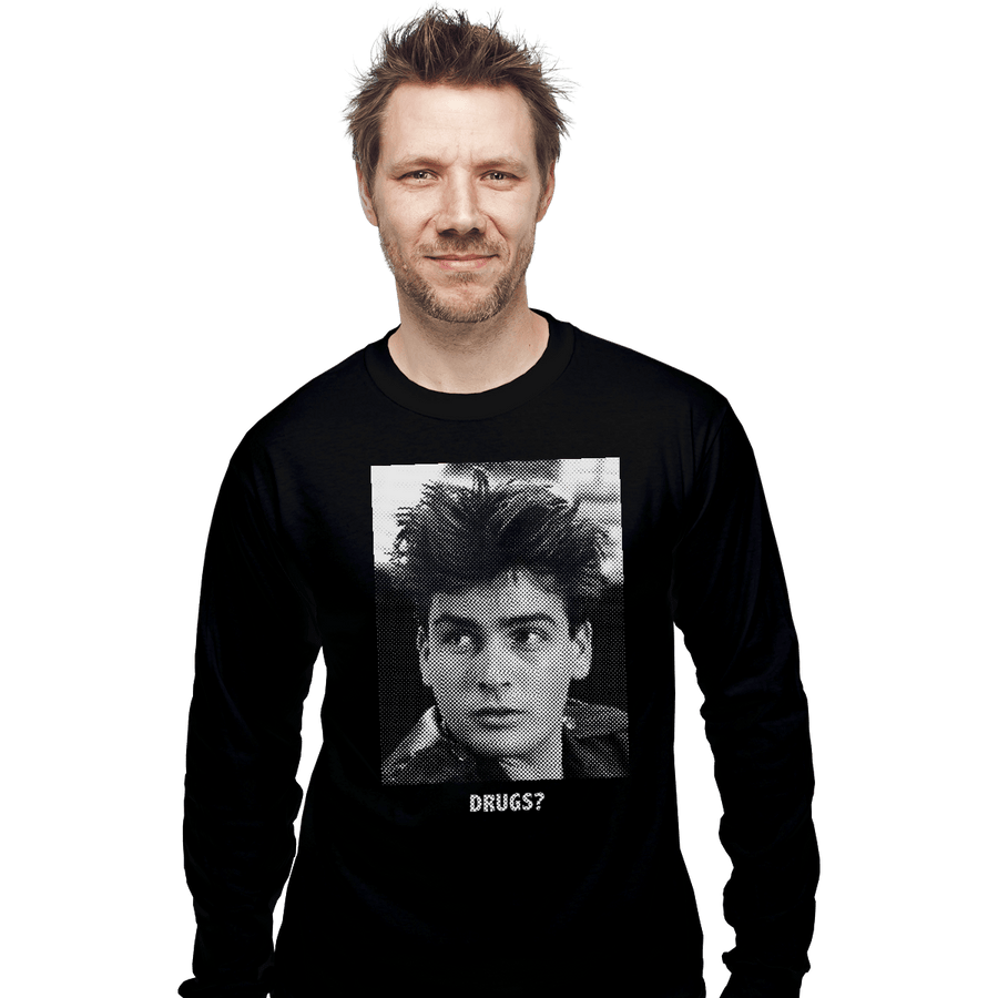 Shirts Long Sleeve Shirts, Unisex / Small / Black Drugs