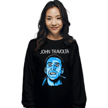 Load image into Gallery viewer, Daily_Deal_Shirts Long Sleeve Shirts, Unisex / Small / Black John Travolta
