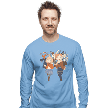 Load image into Gallery viewer, Daily_Deal_Shirts Long Sleeve Shirts, Unisex / Small / Powder Blue Chibi Village
