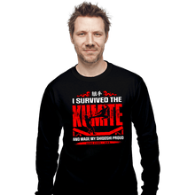 Load image into Gallery viewer, Daily_Deal_Shirts Long Sleeve Shirts, Unisex / Small / Black I Survived The Kumite
