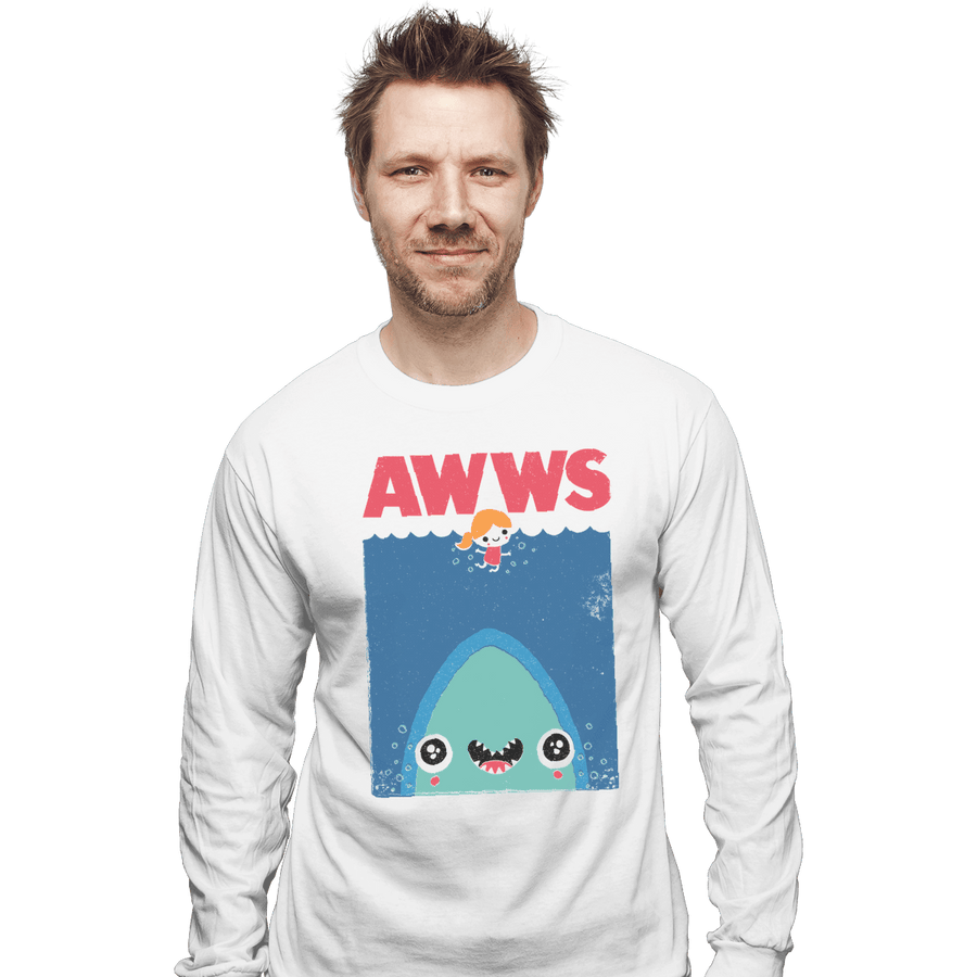 Shirts Long Sleeve Shirts, Unisex / Small / White AWWS