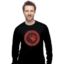 Load image into Gallery viewer, Shirts Long Sleeve Shirts, Unisex / Small / Black Seal Of Dragons
