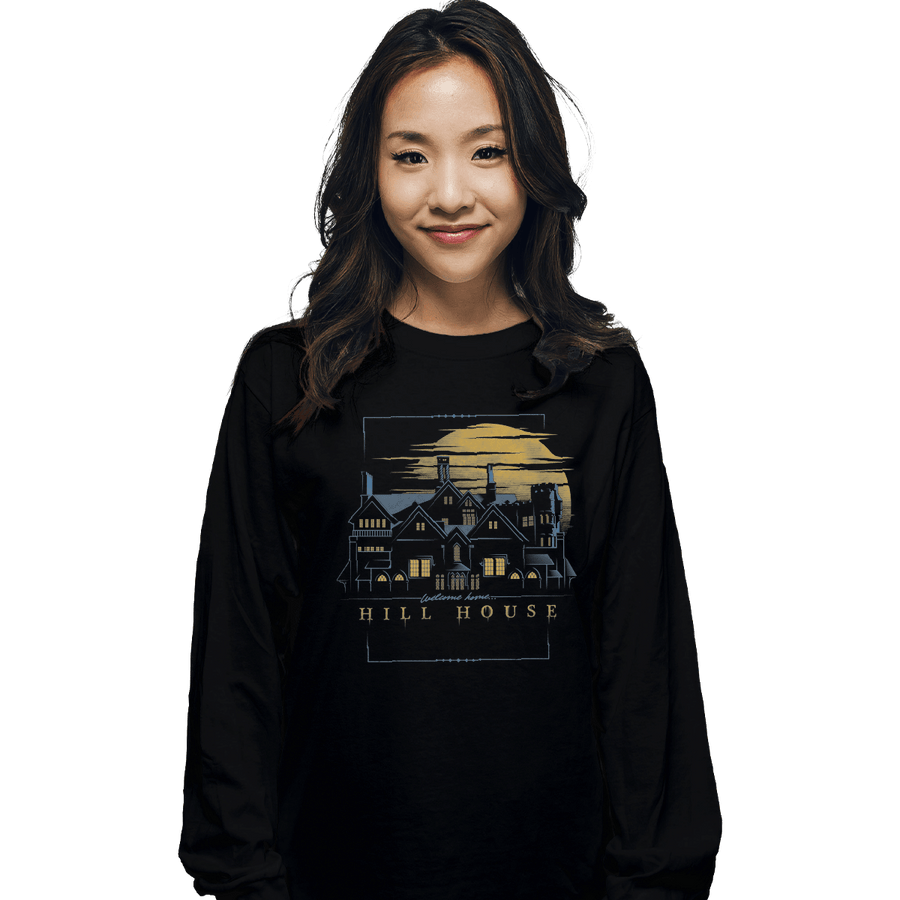 Shirts Long Sleeve Shirts, Unisex / Small / Black Welcome Home