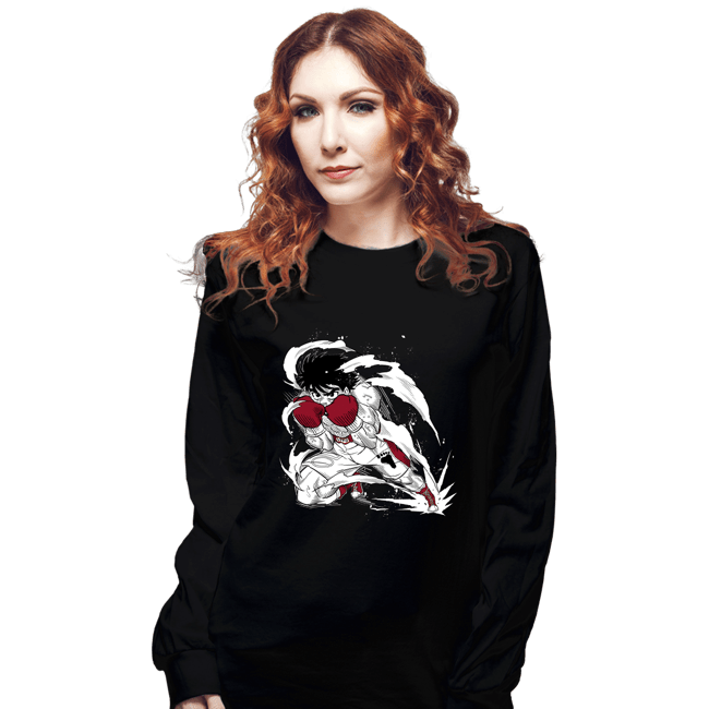 Daily_Deal_Shirts Long Sleeve Shirts, Unisex / Small / Black Dashing Champion