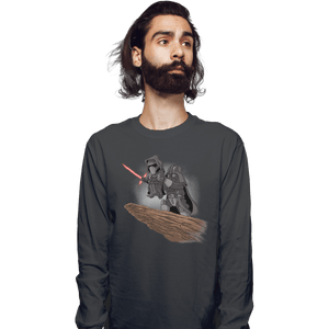 Shirts Long Sleeve Shirts, Unisex / Small / Charcoal The Darth King