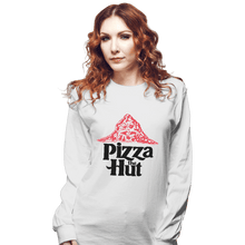 Load image into Gallery viewer, Shirts Long Sleeve Shirts, Unisex / Small / White Pizza The Hut
