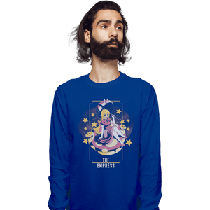 Shirts Long Sleeve Shirts, Unisex / Small / Royal Blue The Empress Peach