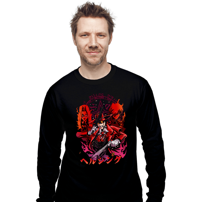 Shirts Long Sleeve Shirts, Unisex / Small / Black Hunter Hell