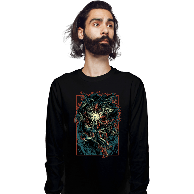 Shirts Long Sleeve Shirts, Unisex / Small / Black Bloody Beast