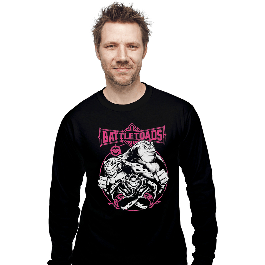 Shirts Long Sleeve Shirts, Unisex / Small / Black Toadally Metal