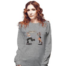 Load image into Gallery viewer, Last_Chance_Shirts Long Sleeve Shirts, Unisex / Small / Sports Grey Wrong Game
