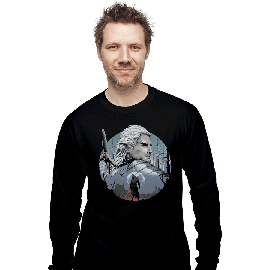Shirts Long Sleeve Shirts, Unisex / Small / Black The Monster Hunter