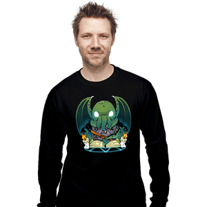Shirts Long Sleeve Shirts, Unisex / Small / Black Demon Dice