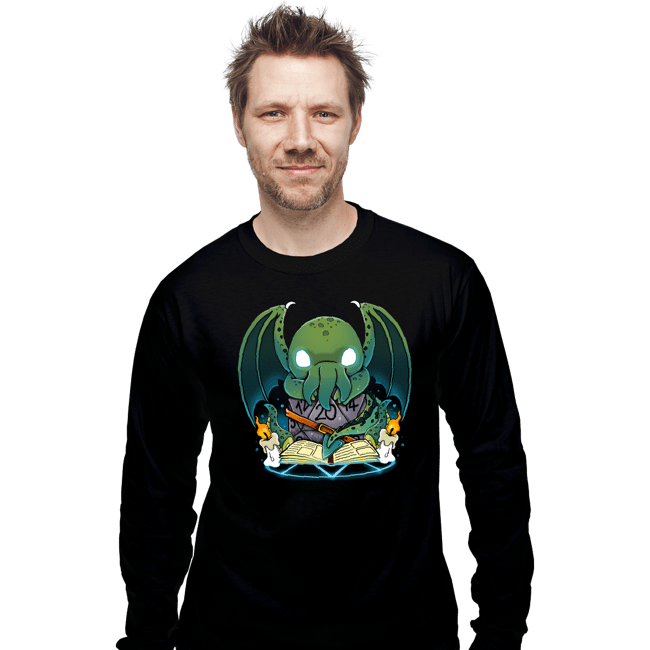 Shirts Long Sleeve Shirts, Unisex / Small / Black Demon Dice