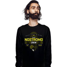 Load image into Gallery viewer, Shirts Long Sleeve Shirts, Unisex / Small / Black USCSS Nostromo Crew
