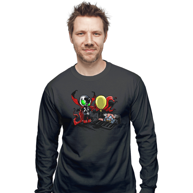 Daily_Deal_Shirts Long Sleeve Shirts, Unisex / Small / Charcoal Spawn IT