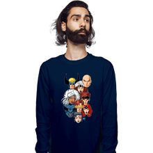 Load image into Gallery viewer, Daily_Deal_Shirts Long Sleeve Shirts, Unisex / Small / Navy Mutant 97 Heads!
