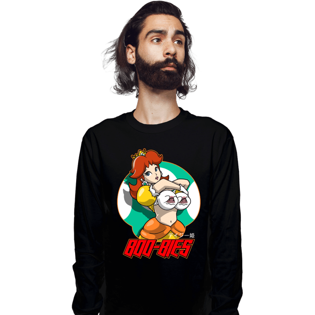 Shirts Long Sleeve Shirts, Unisex / Small / Black Daisy Boo-Bies