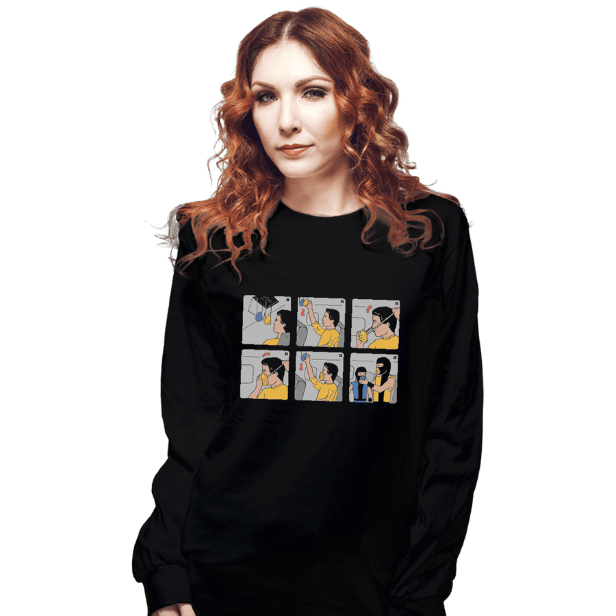Shirts Long Sleeve Shirts, Unisex / Small / Black Emergency Kosplay