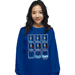 Daily_Deal_Shirts Long Sleeve Shirts, Unisex / Small / Royal Blue The Many Faces of Cobra Commander