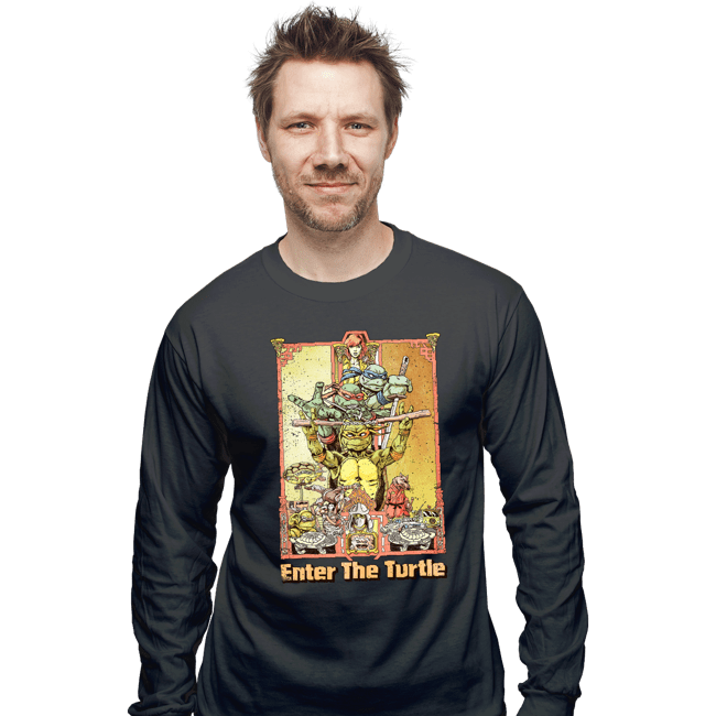 Secret_Shirts Long Sleeve Shirts, Unisex / Small / Charcoal Enter The Turtles
