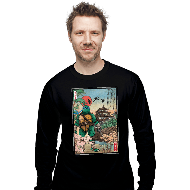 Daily_Deal_Shirts Long Sleeve Shirts, Unisex / Small / Black Dual Katana in Japan