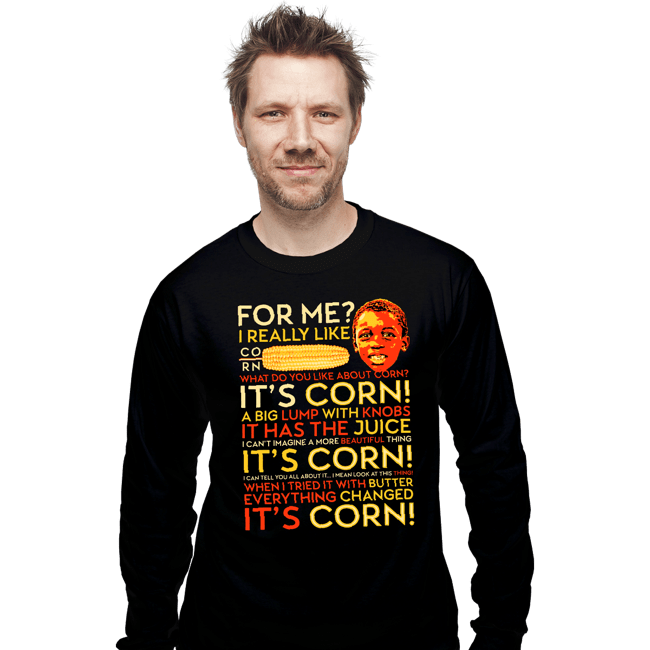 Daily_Deal_Shirts Long Sleeve Shirts, Unisex / Small / Black A Corntastic Day!