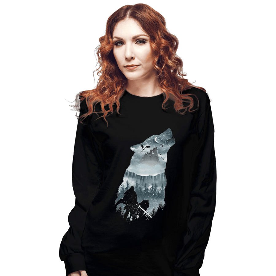 Shirts Long Sleeve Shirts, Unisex / Small / Black Winter Has Come