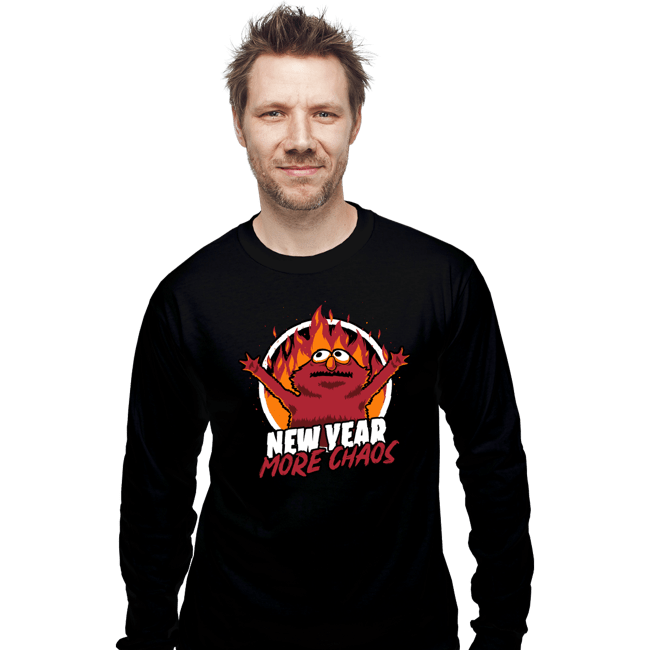 Daily_Deal_Shirts Long Sleeve Shirts, Unisex / Small / Black New Year More Chaos