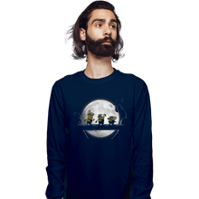 Load image into Gallery viewer, Shirts Long Sleeve Shirts, Unisex / Small / Navy Hakuna Banana
