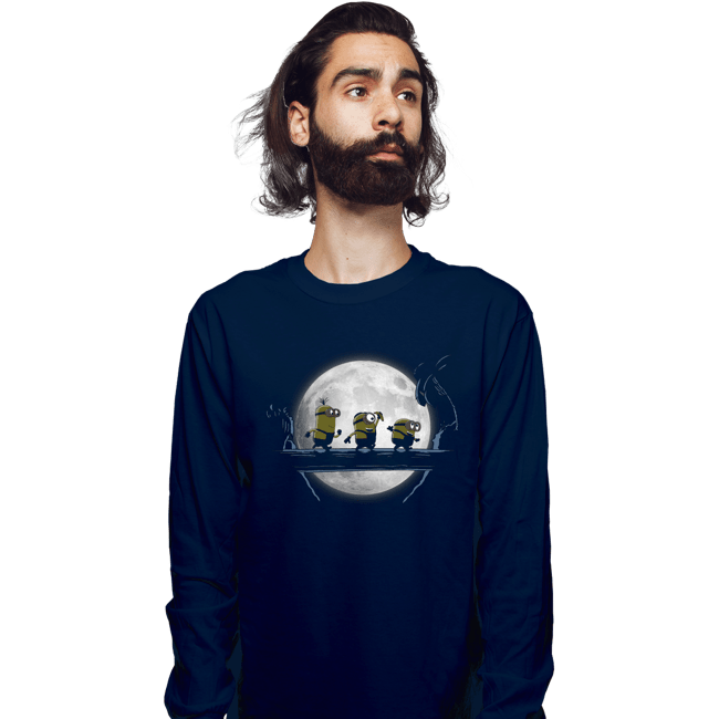 Shirts Long Sleeve Shirts, Unisex / Small / Navy Hakuna Banana