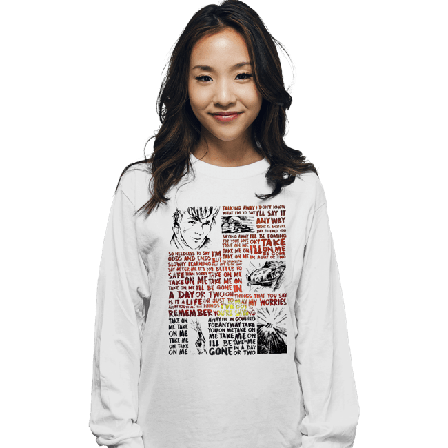 Shirts Long Sleeve Shirts, Unisex / Small / White Take On Me