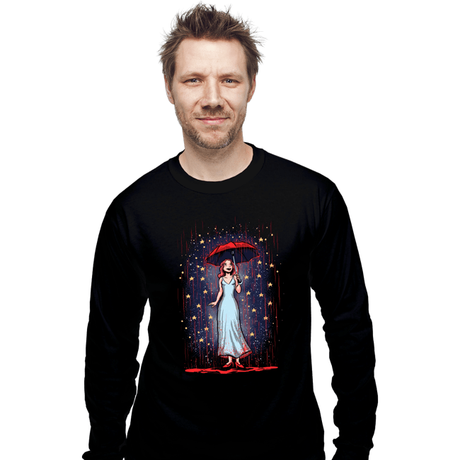 Secret_Shirts Long Sleeve Shirts, Unisex / Small / Black Carrie In The Rain