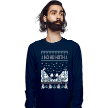 Load image into Gallery viewer, Shirts Long Sleeve Shirts, Unisex / Small / Navy Ho Ho Hoth

