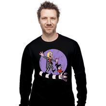 Load image into Gallery viewer, Daily_Deal_Shirts Long Sleeve Shirts, Unisex / Small / Black Beetle And Girl
